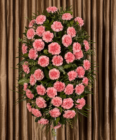 Pink Carnations Standing Spray