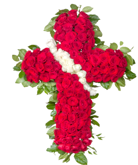 Sympathy Standing Cross Spray, Florist San Diego