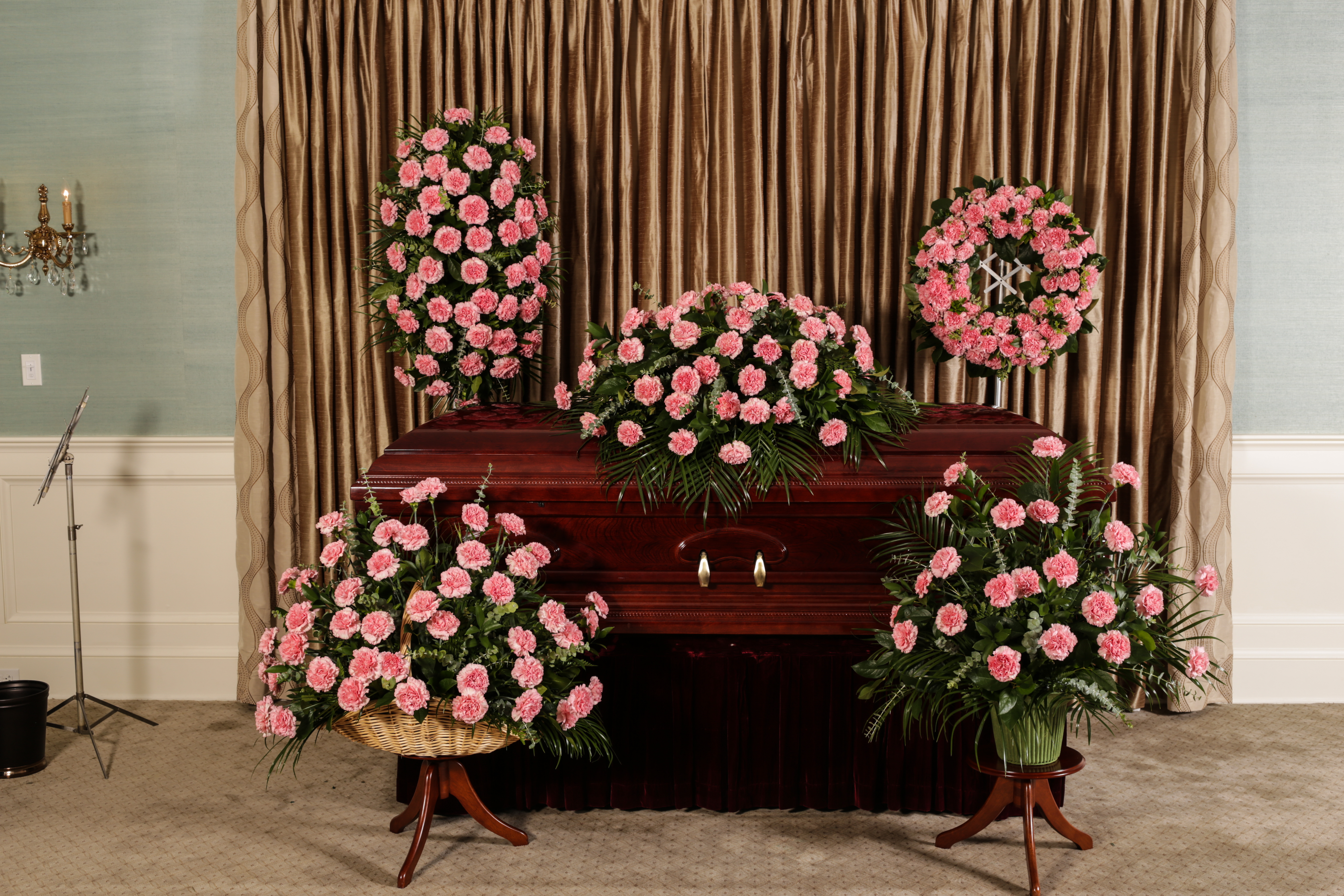  Pink Carnations Funeral